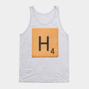 Scrabble Letter 'H' Tank Top